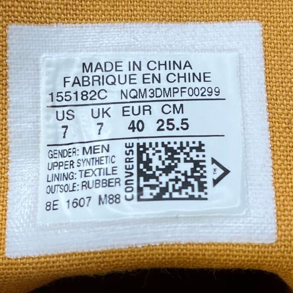 Converse Sneakers Women 7 Chuck Taylor All Star Laser Baroque Gold Hi Top Shoes‎ - Picture 12 of 12